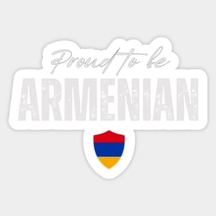 Proud armenian, Armenia flag Sticker